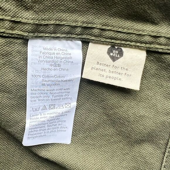 Madewell Surplus Olive Green Fall English Countryside 100% Cotton Jacket sz XXS - Picture 14 of 14